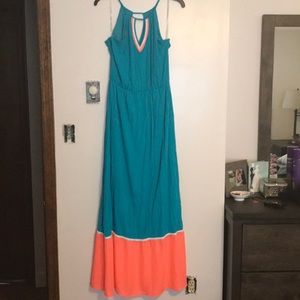 Halter maxi dress